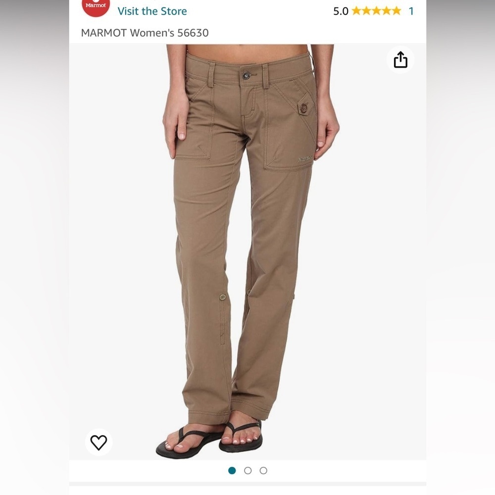 Marmot size 8 ladies hiking pants.